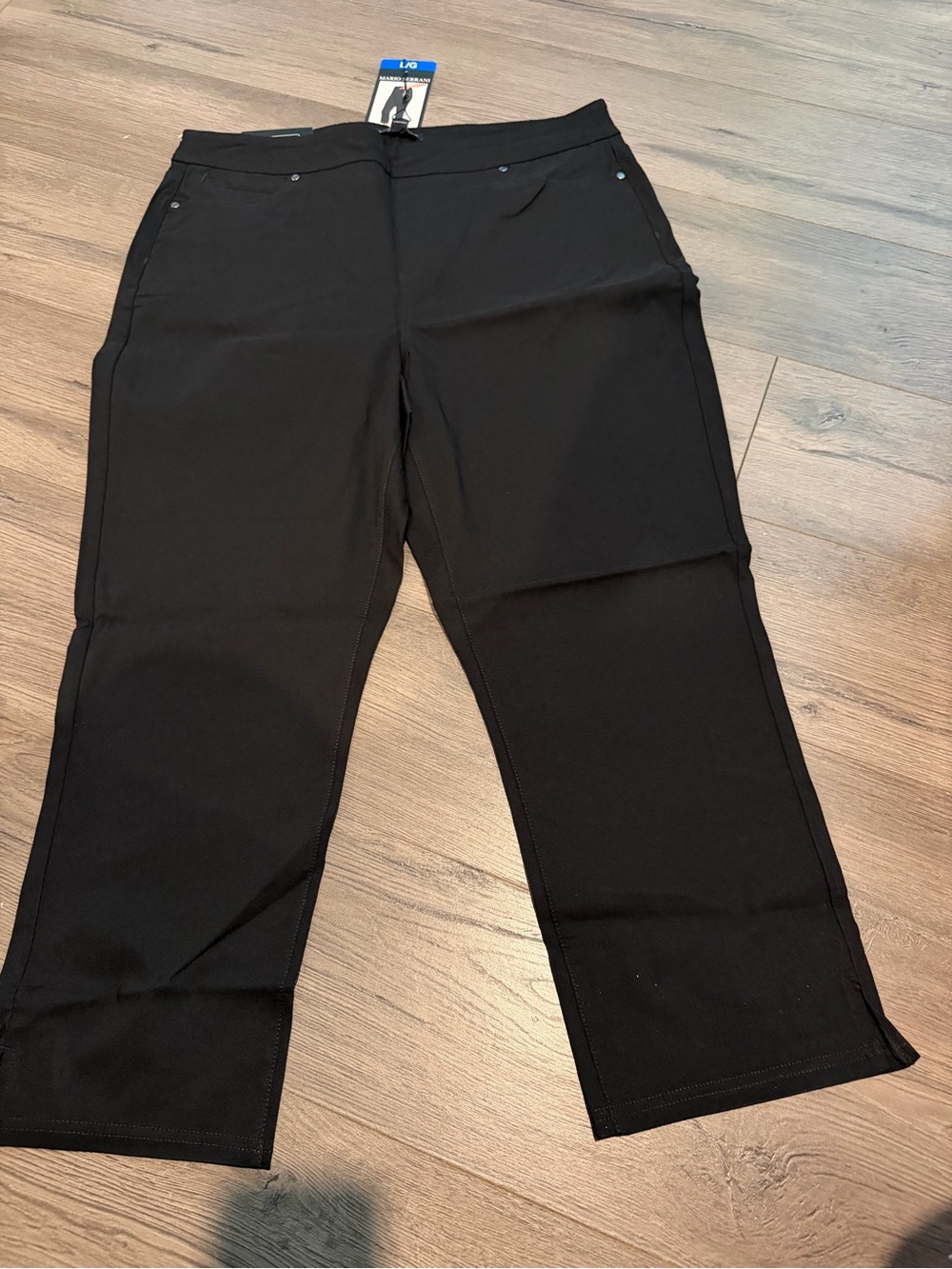 Womens  Mario Serrani Comfort Stretch Capri Size L